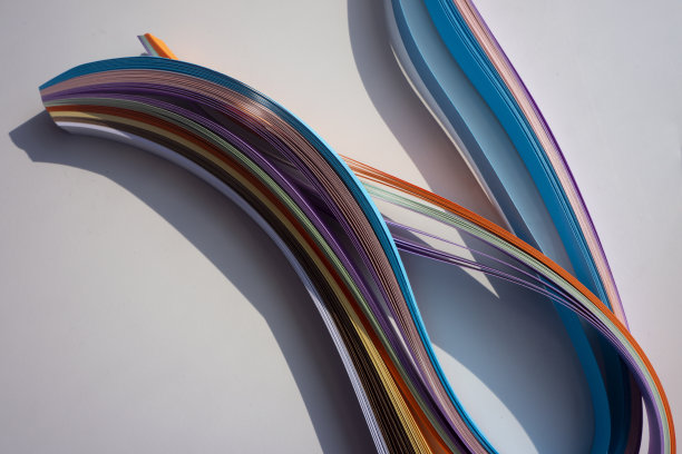 五彩斑斓的线条和阴影图片下载