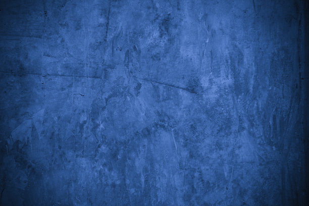 旧墙的图案纹理水泥蓝深抽象蓝颜色设计是浅与黑色渐变背景。图片下载