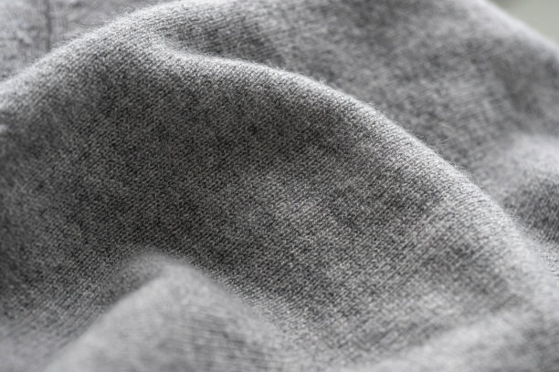 具有选择性聚焦和背光的软灰色织物图像图片下载