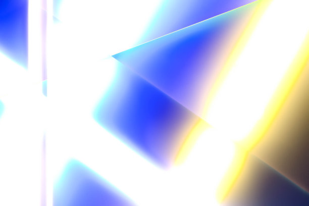 发光的霓虹灯背景。明亮的光束照明。瞳灯光霓虹。3 d演示。图片下载