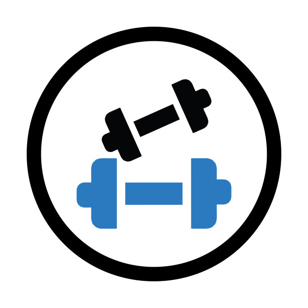 健身馆或体操图标图片下载