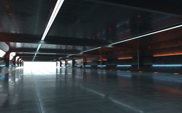 未来的室内概念建筑图片下载