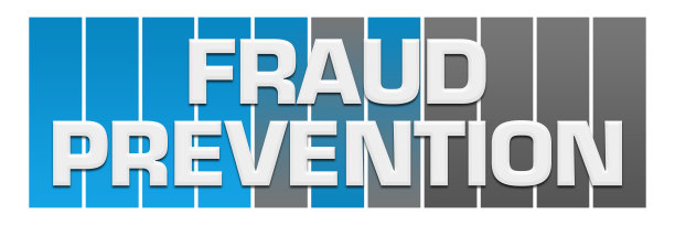 欺诈预防蓝灰盒水平文本图片下载