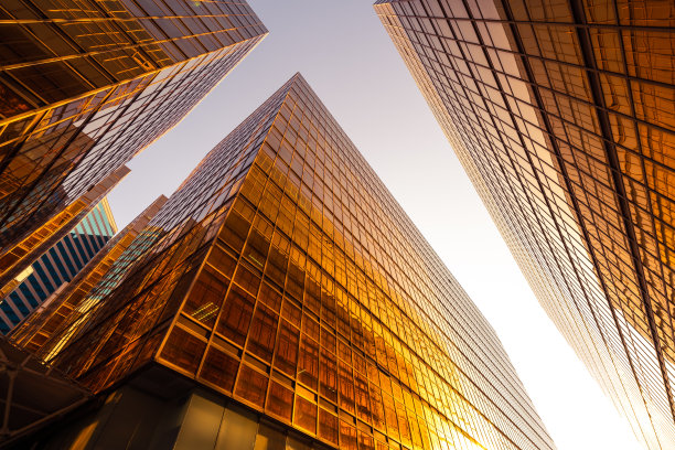 全框架金色玻璃幕墙图片下载