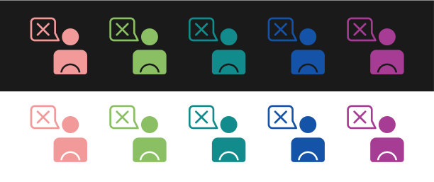 设置出租车司机图标孤立在黑白背景上。向量图片下载