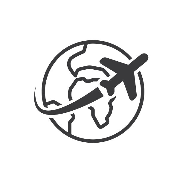 飞机环绕地球飞行，是旅行的象征。图片下载