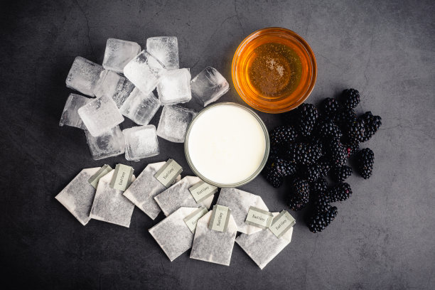 冰黑莓注入伯爵茶成分图片下载