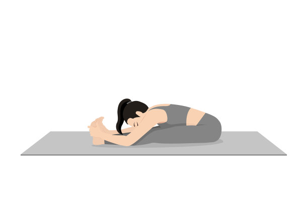 坐姿前屈式、坐姿前屈式、坐姿前屈式、强烈的背部伸展式、整个背部伸展式、西部伸展式、肩部伸展式图片下载