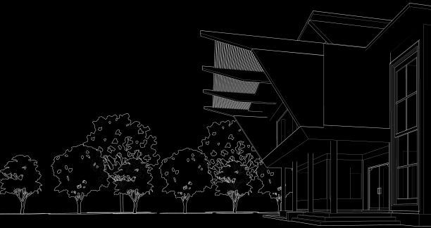 黑白建筑图片下载