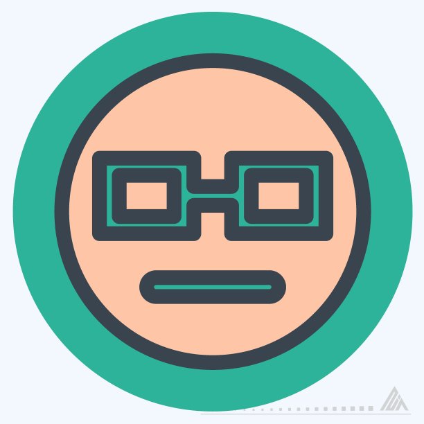 图标表情极客-颜色搭配风格图片下载