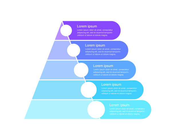 刑事司法系统信息图表设计模板。主要的机构。带有空白拷贝空间的抽象矢量信息图。教学图形与5步序列。视觉数据表示图片下载
