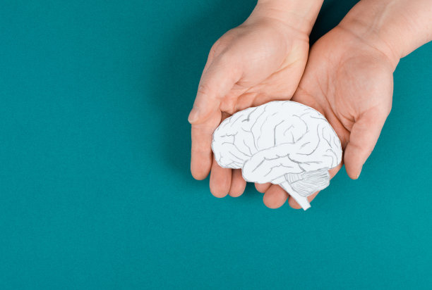 手握大脑，帕金森病，阿尔茨海默病，精神障碍痴呆，心理问题，脑静脉血栓形成图片下载