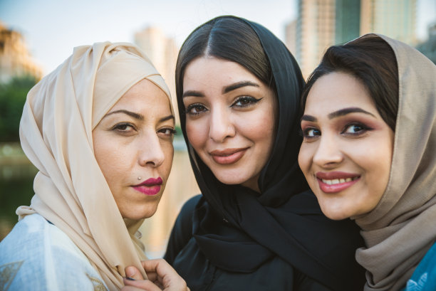 迪拜的阿拉伯妇女图片下载