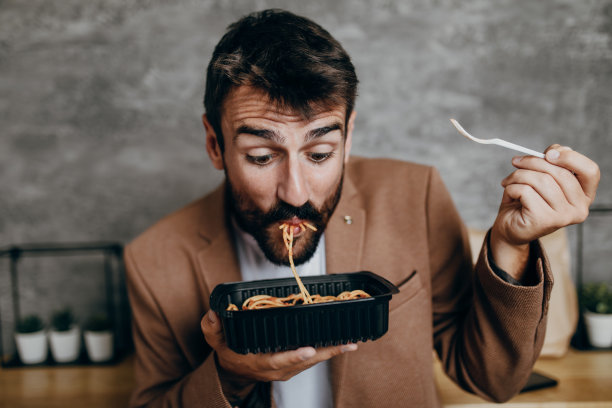 快餐店的商人图片下载