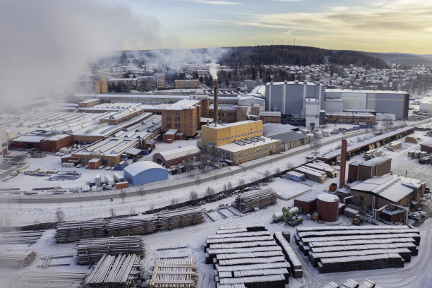 工业区的冬天图片下载