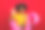 美丽的非洲和亚洲妇女微笑着抱火烈鸟橡胶环，享受他们的暑假粉红色背景孤立。快乐的旅行概念。图片下载