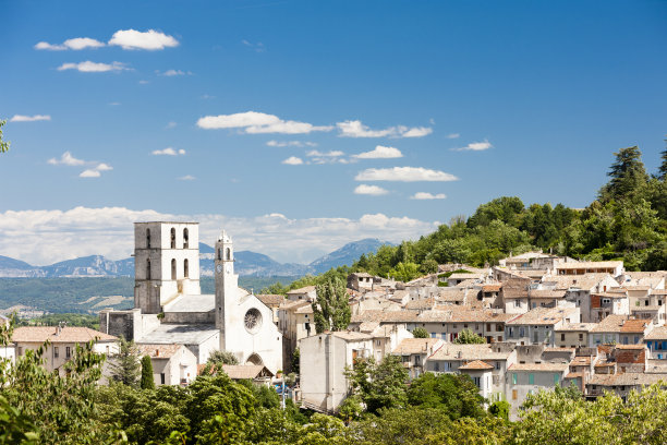 Forcalquier，普罗旺斯，法国图片下载