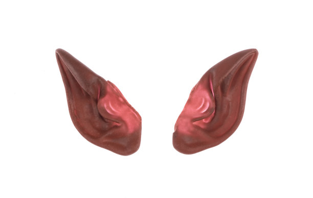 精灵耳朵孤立在白色背景上图片下载