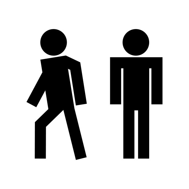 行人标志，停车和步行人图标图片下载