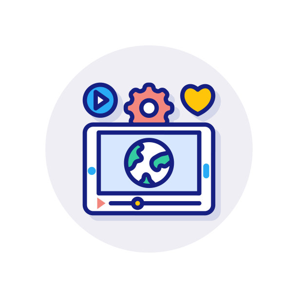 视频营销图标在向量。标识图片下载