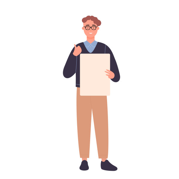 快乐的小男孩竖起大拇指和奖励证书图片下载