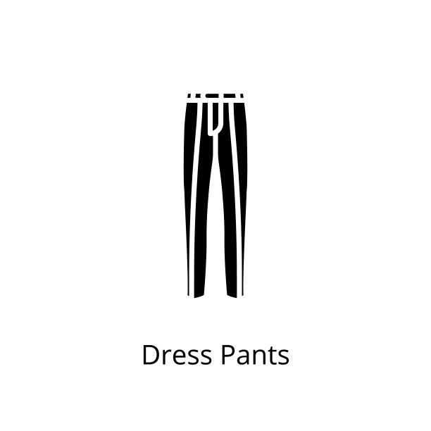 在向量的裤子图标。标识图片下载