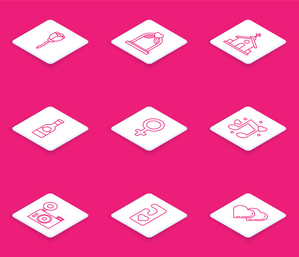 集线花玫瑰婚礼拱廊教堂图片下载