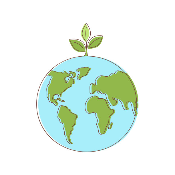地球和幼苗图片下载