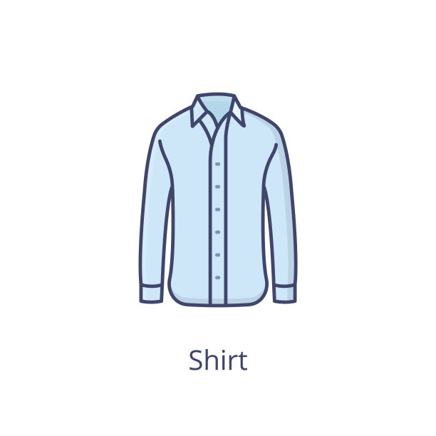 衬衫图标在向量。标识图片下载