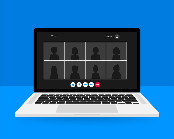 图标与实时聊天视频通话。等距矢量插图。可编辑的矢量中风。在线视频图片下载