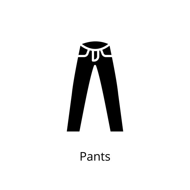 Pant图标在向量。标识图片下载