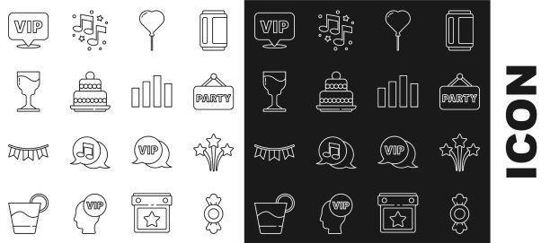 设行糖果烟花招牌派对气球图片下载