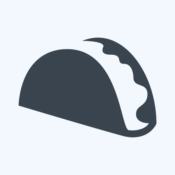 图标Tako -字形风格-简单的插图，可编辑的笔画。图片下载