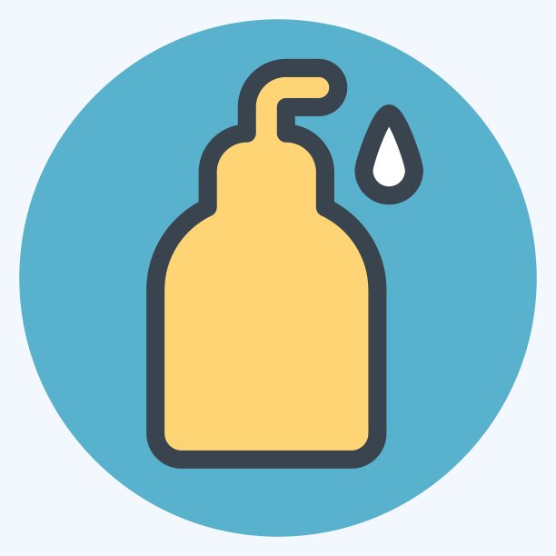 图标液体肥皂-颜色匹配风格图片下载