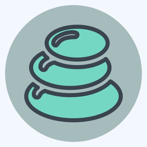 图标桑拿-颜色匹配风格-简单的插图，可编辑的笔画。图片下载