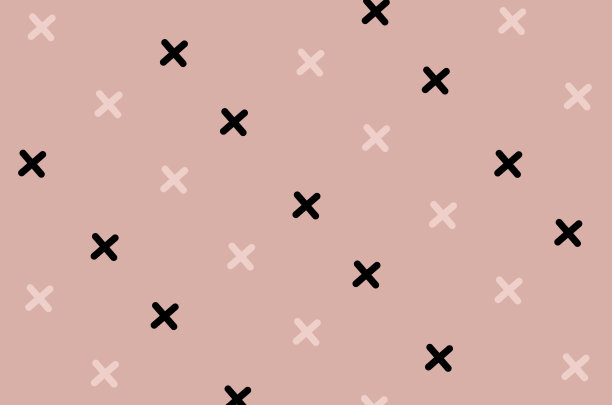 黑色和粉红色几何形状的图案在复古，几何80年代90年代的风格。十字架形状在粉红色的背景。的抽象背景图片下载