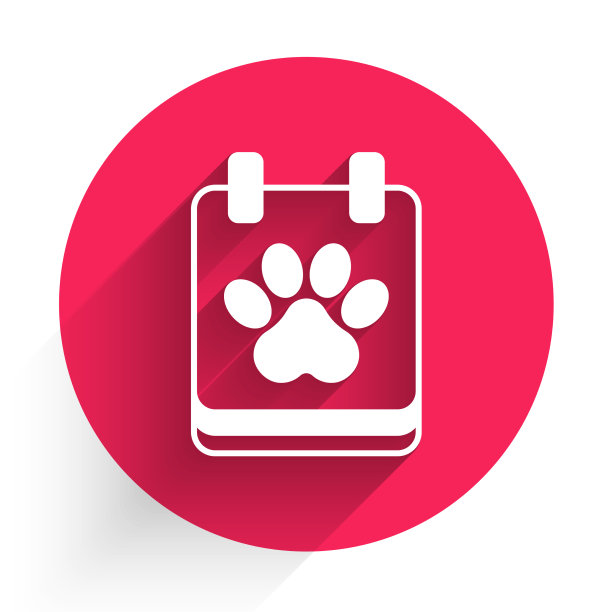 白色日历美容图标孤立与长图片下载