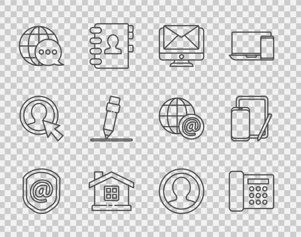 设有邮件和电子邮件电话线路屏蔽图片下载