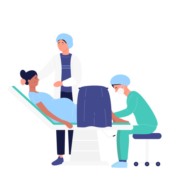 孕妇在医院分娩图片下载