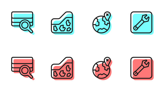 在全球土壤分析上设置线路位置图片下载