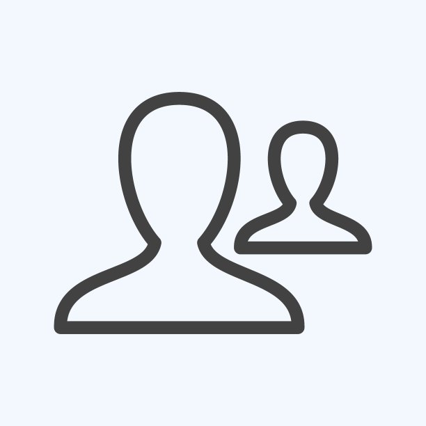 图标主管帐户-线风格-简单的插图，可编辑的笔画图片下载