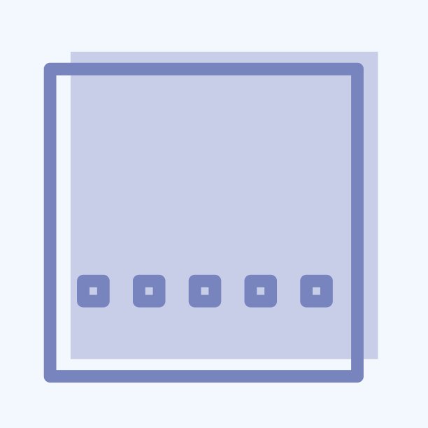 图标裁剪原始-两个色调风格-简单的插图，可编辑的笔画图片下载