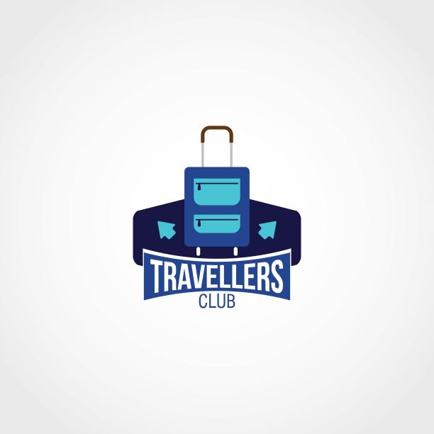 旅游标志矢量设计插图图片下载