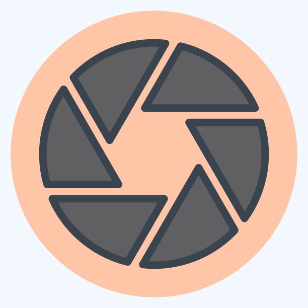 图标相机I -颜色匹配风格-简单的插图，可编辑的笔画图片下载