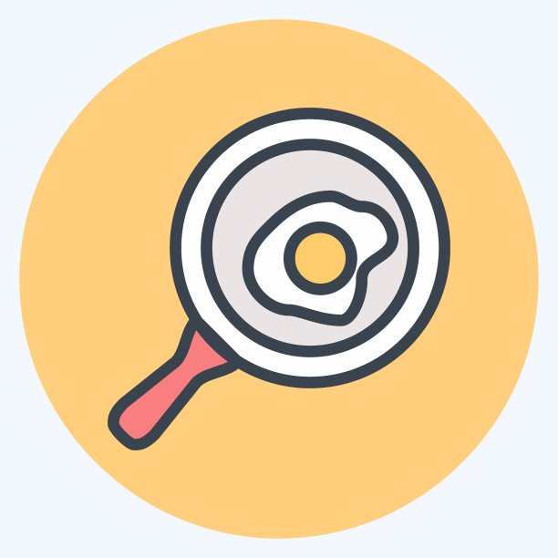 图标平移-颜色匹配风格-简单的插图，可编辑的笔画图片下载