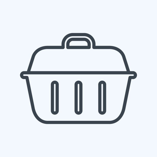 图标传输框-线条样式-简单的插图，可编辑的描边图片下载