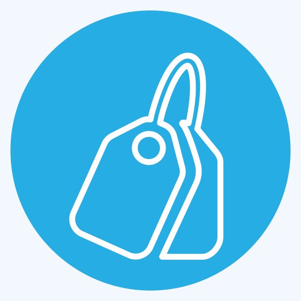 图标纺织品样品-蓝眼睛风格，简单的插图，可编辑的笔画图片下载