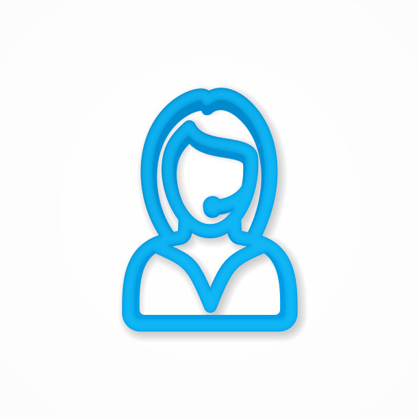 技术支持，耳机麦克风，操作员逼真的图标。三维线矢量插图。俯视图图片下载