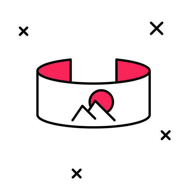 填充轮廓360度视图图标孤立在白色背景上。虚拟现实。角度360度的相机。全景照片。向量图片下载