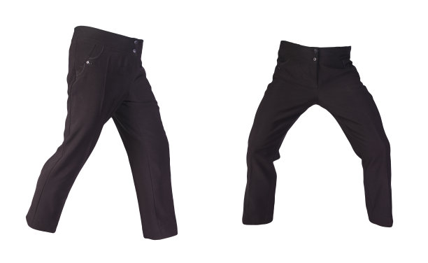 女人的裤子孤立在白色的背景图片下载